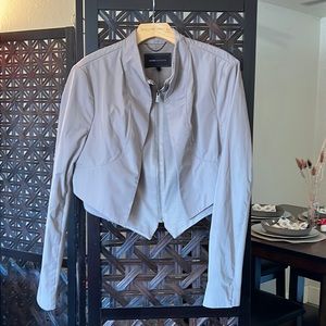 Cropped Vintage BCBGMAXAZRIA mixed media Jacket, L